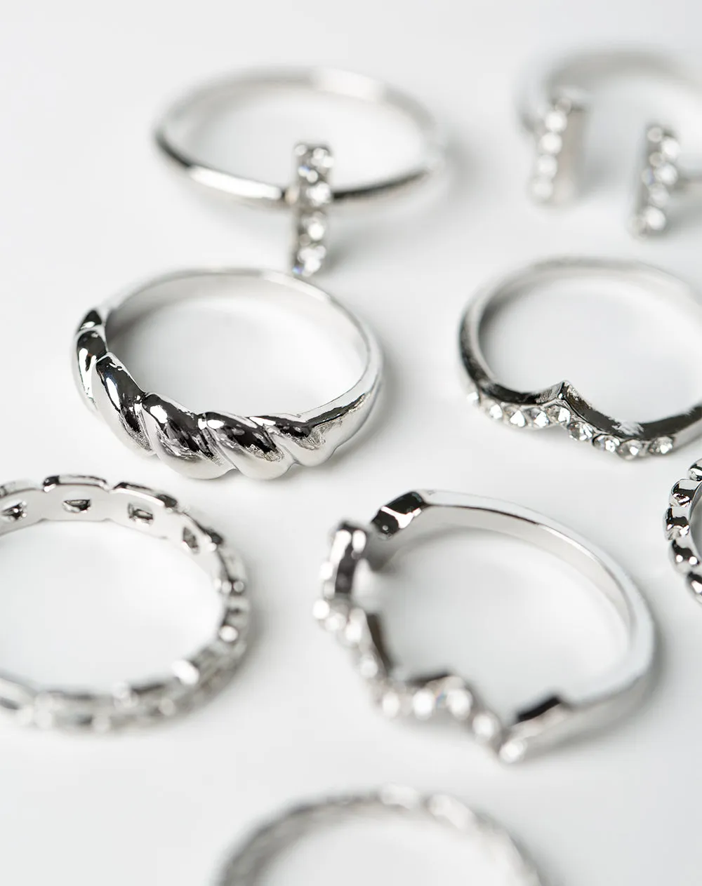 Set de anillos plateados sold by Gef product image thumbnail 3