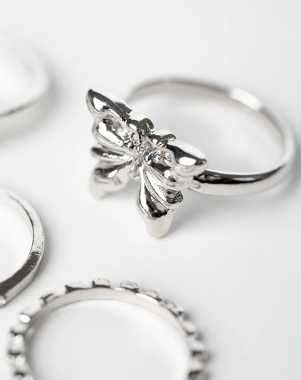 Set de anillos plateados sold by Gef product image thumbnail 4