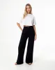 Pantalón loose fit tiro medio en drill negro sold by Gef