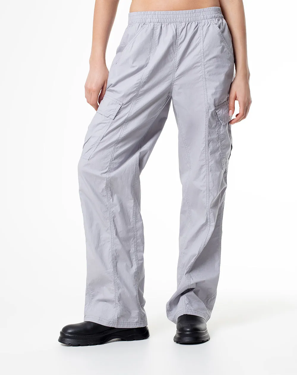 Cargo parachute tiro medio algodón gris mujer sold by Gef product image thumbnail 3