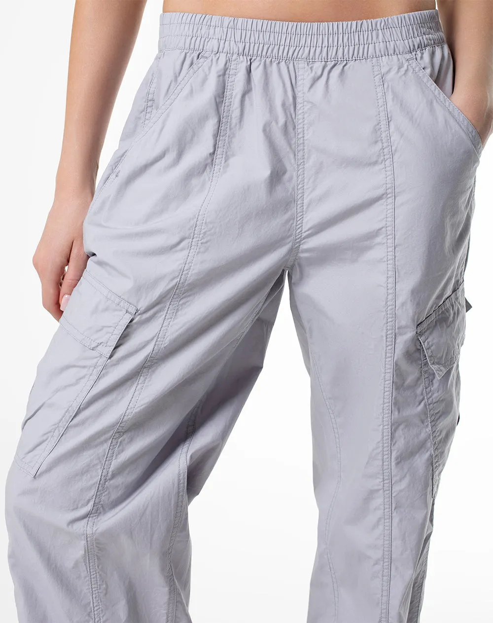 Cargo parachute tiro medio algodón gris mujer sold by Gef product image thumbnail 4