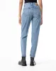 Jean mom fit tiro medio 100% algodón índigo medio mujer sold by Gef
