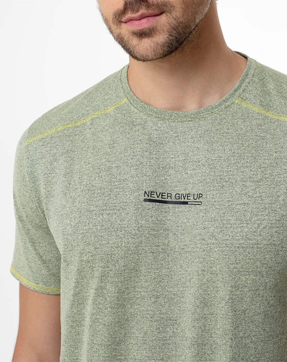 Camiseta deportiva hombre control humedad verde sold by Gef