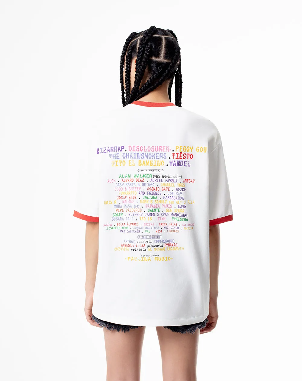 Camiseta oversized fit manga corta vainilla sold by Gef product image thumbnail 2