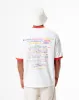 Camiseta oversized fit manga corta vainilla sold by Gef