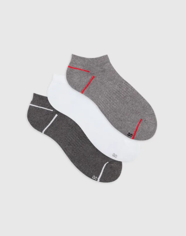 Medias hombre tobillera corta pack x3 surtido sold by Gef