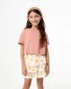 Camiseta cropped fit manga corta rosa sold by Gef