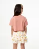 Camiseta cropped fit manga corta rosa sold by Gef