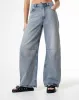 Jean wide leg tiro medio 100% algodón índigo medio mujer sold by Gef