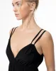 Vestido Aefluxi corto negro sold by Gef