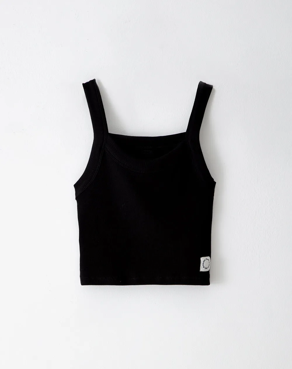 Crop top slim algodón negro mujer sold by Gef product image thumbnail 5