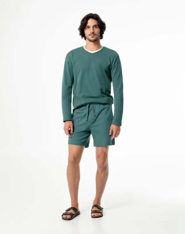 Bermuda Vivant Vivant regular fit verde medio sold by Gef