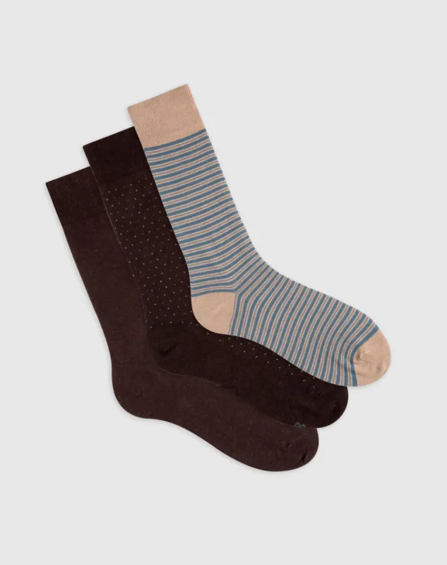 Medias hombre largas algodón pack x3 surtido sold by Gef