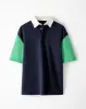 Polo regular fit azul con bloques sold by Gef