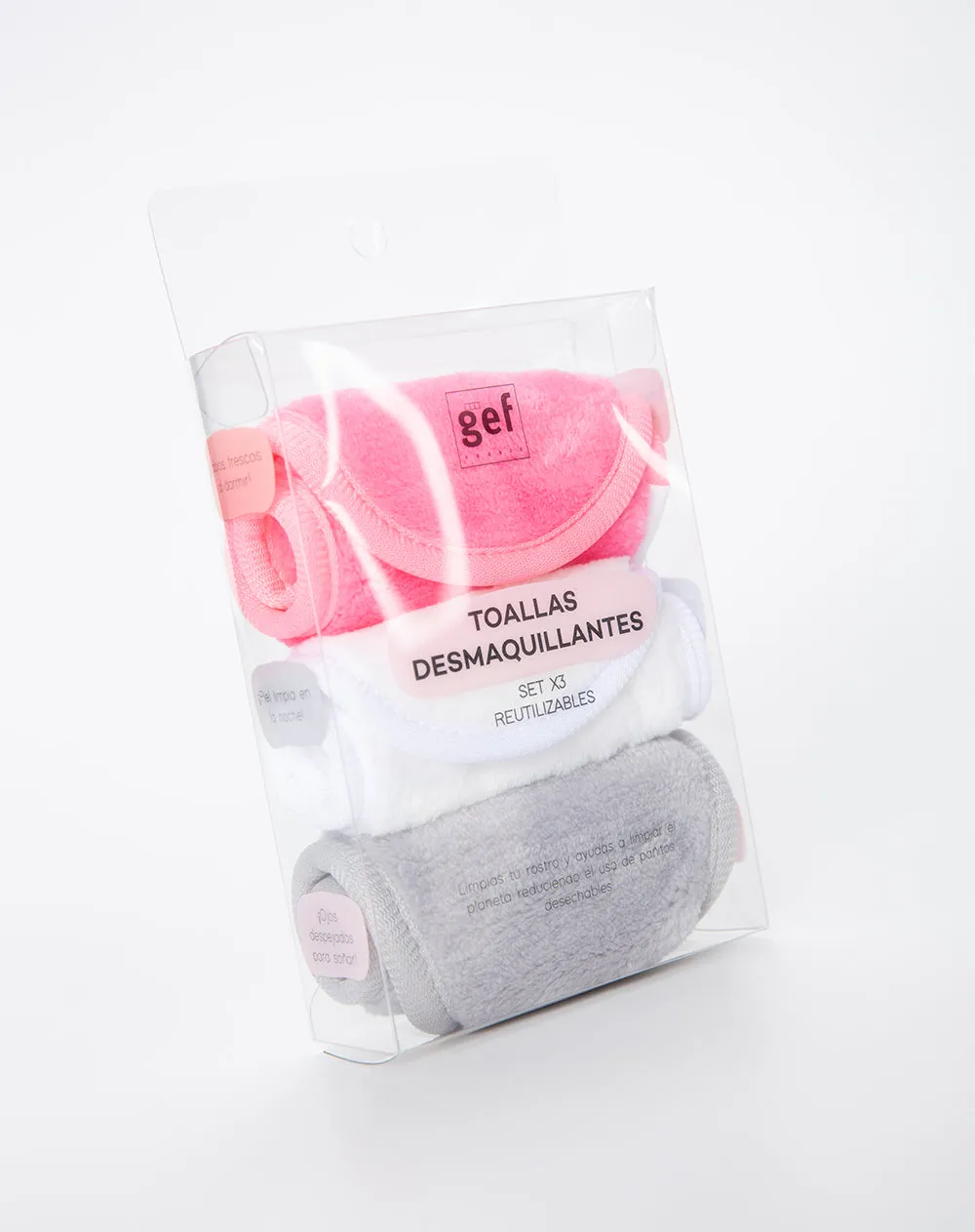 Set de 3 toallas desmaquillantes sold by Gef product image thumbnail 2