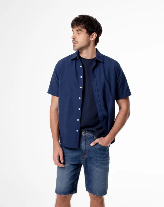 Bermuda regular denim índigo medio hombre sold by Gef