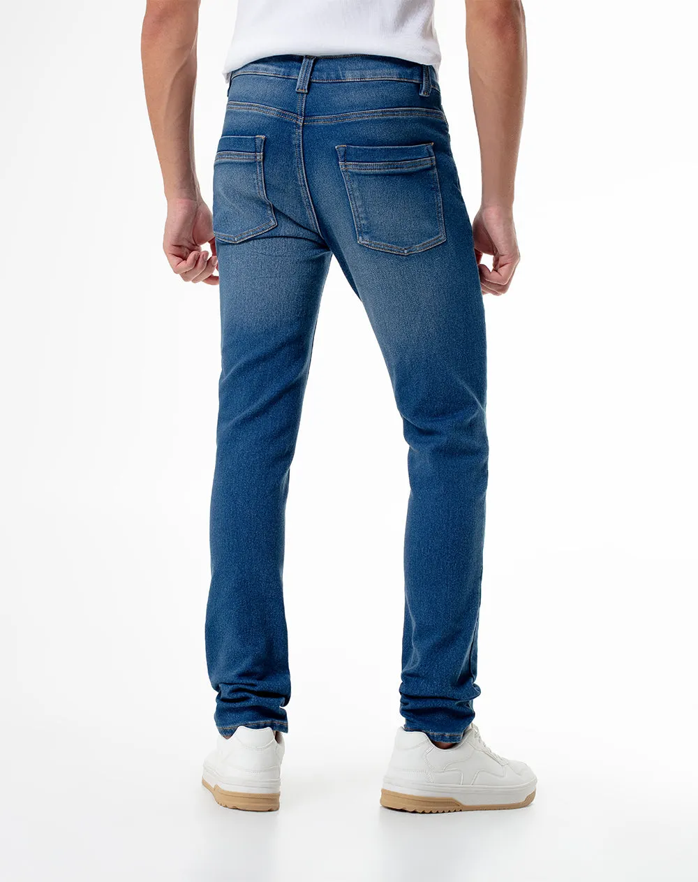 Jean skinny fit tiro medio indigo sold by Gef product image thumbnail 2