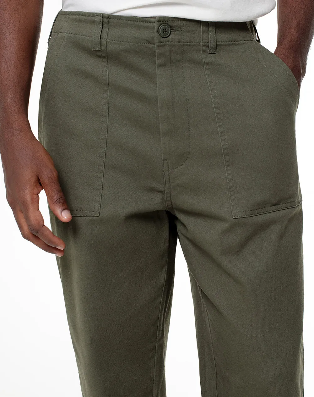 Pantalón regular algodón verde hombre sold by Gef product image thumbnail 4