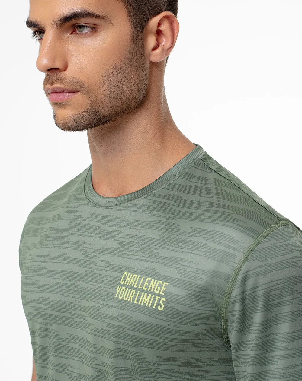 Camiseta deportiva control humedad verde hombre sold by Gef product image thumbnail 3