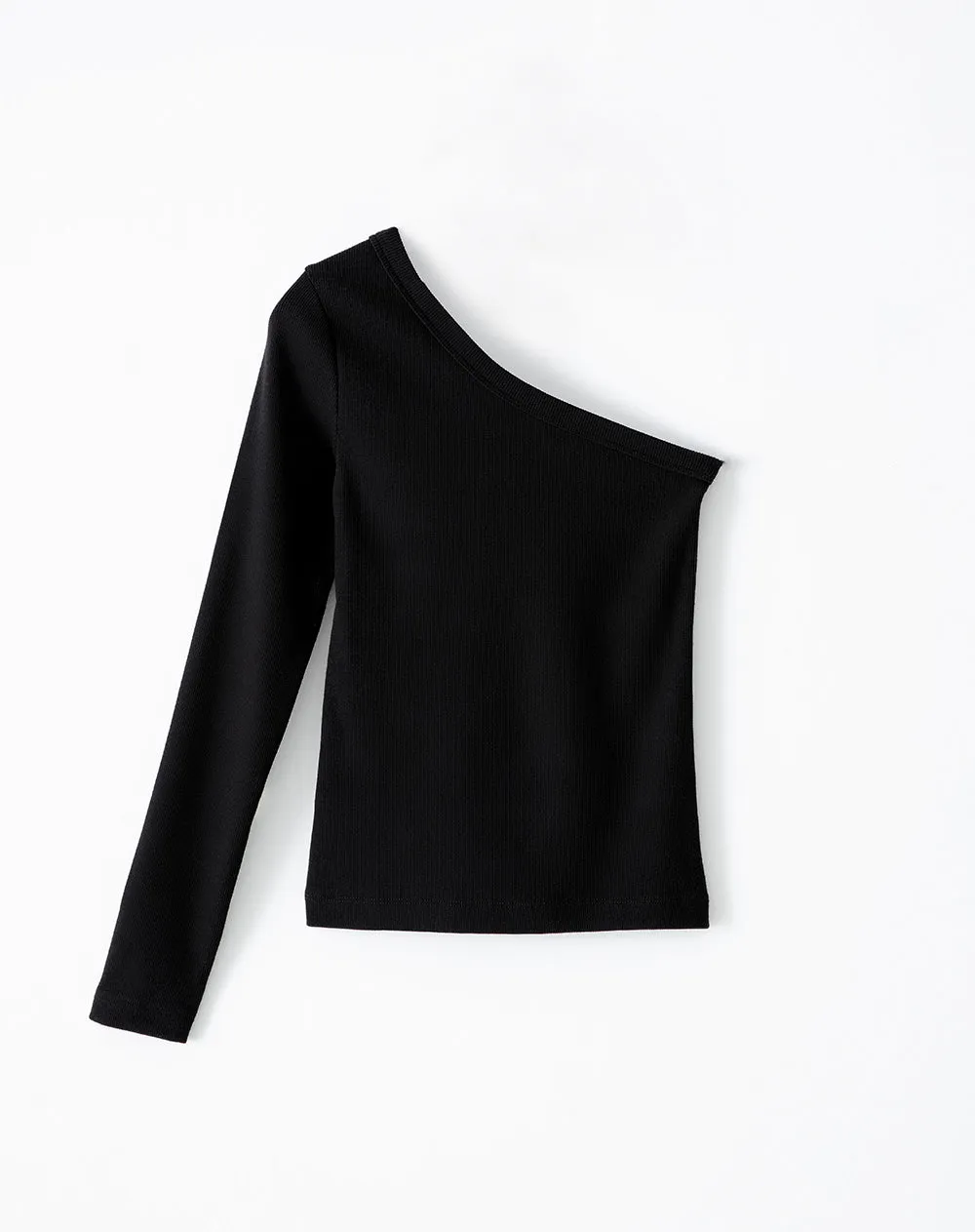 Camibuzo un solo hombro slim negra mujer sold by Gef product image thumbnail 5