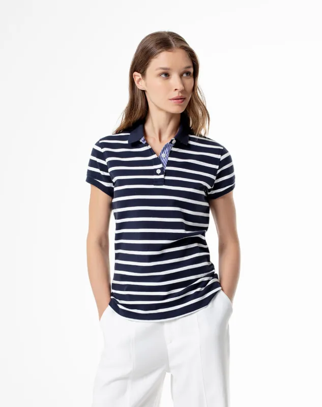 Polo slim fit rayas azules sold by Gef