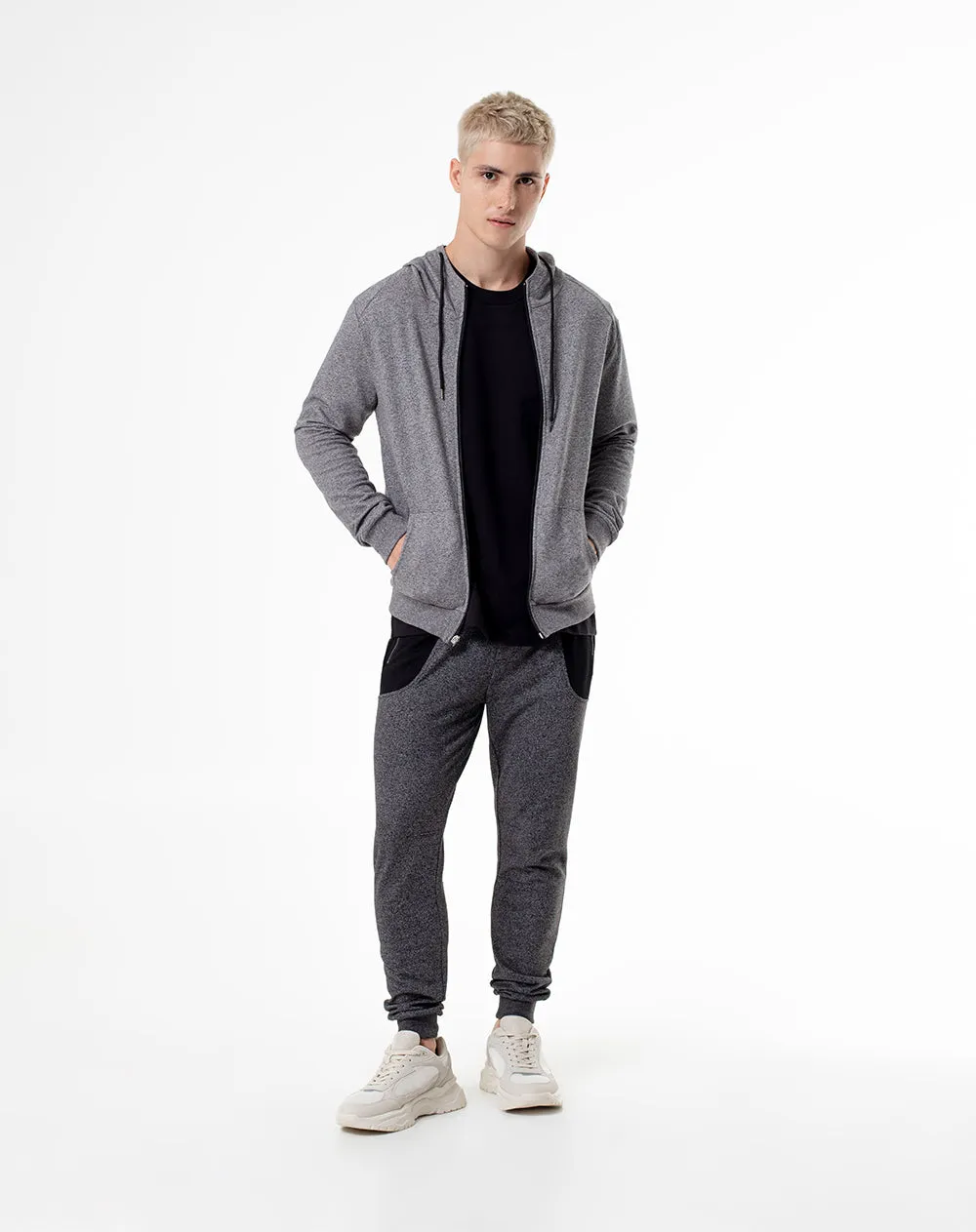 Chaqueta regular algodón gris hombre sold by Gef product image thumbnail 4