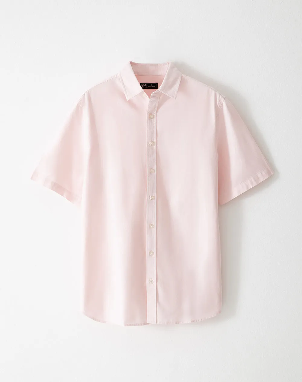Camisa manga corta regular algodón rosa hombre sold by Gef product image thumbnail 5