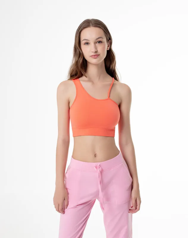 Top en tiras delgadas soporte medio coral sold by Gef