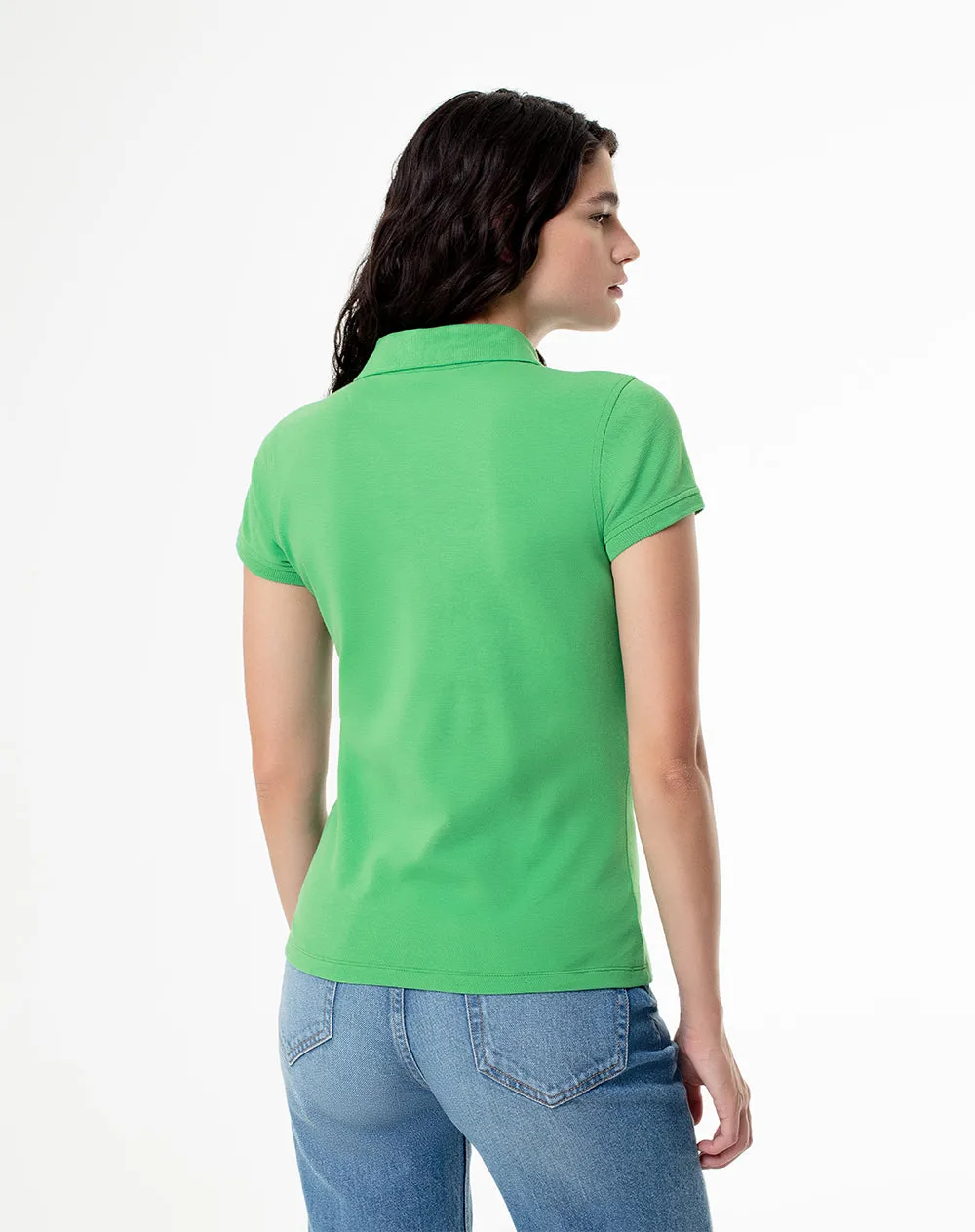 Polo slim fit verde sold by Gef product image thumbnail 2