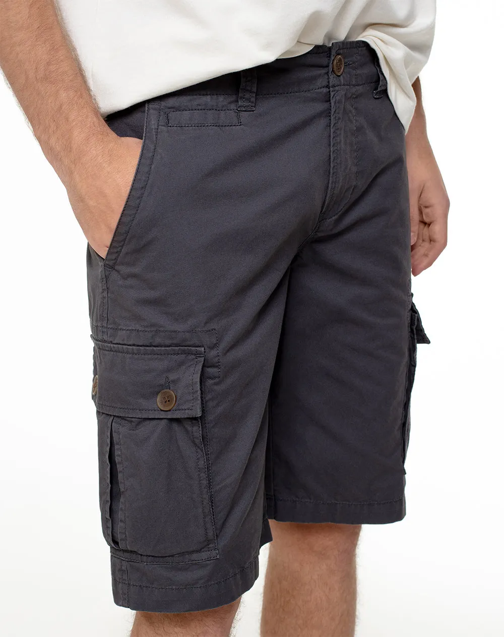 Bermuda cargo regular drill algodón gris hombre sold by Gef product image thumbnail 4