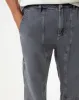 Jean regular fit tiro medio gris sold by Gef