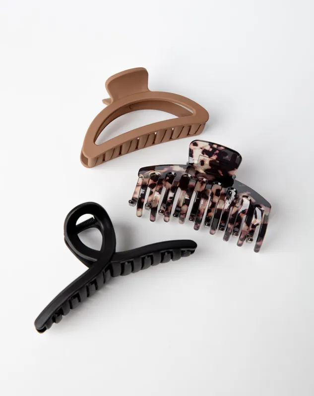 Set pinzas para el cabello x3unds surtidas sold by Gef