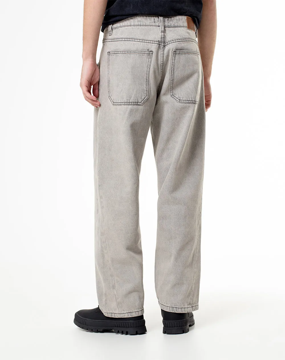 Jean loose fit tiro medio denim gris sold by Gef product image thumbnail 2