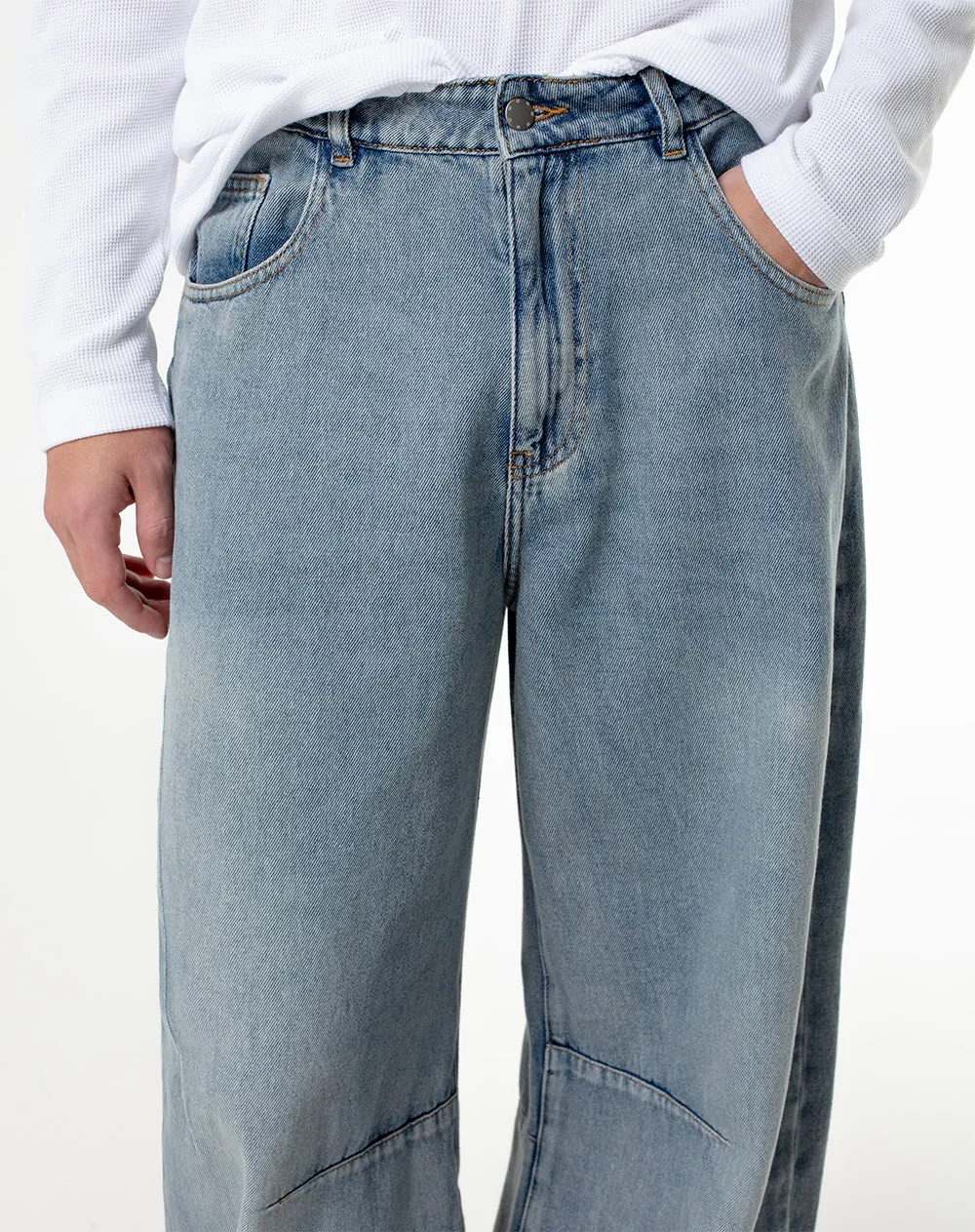 Jean regular fit tiro alto indigo claro sold by Gef product image thumbnail 4