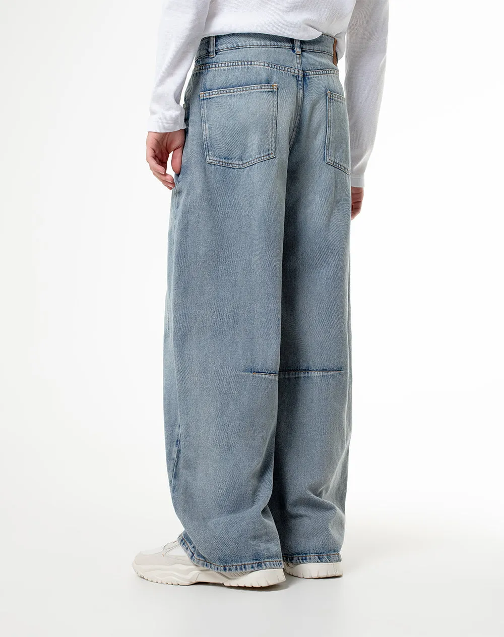 Jean regular fit tiro alto indigo claro sold by Gef product image thumbnail 2