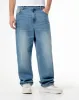 Jean Auziv oversized fit tiro medio indigo sold by Gef
