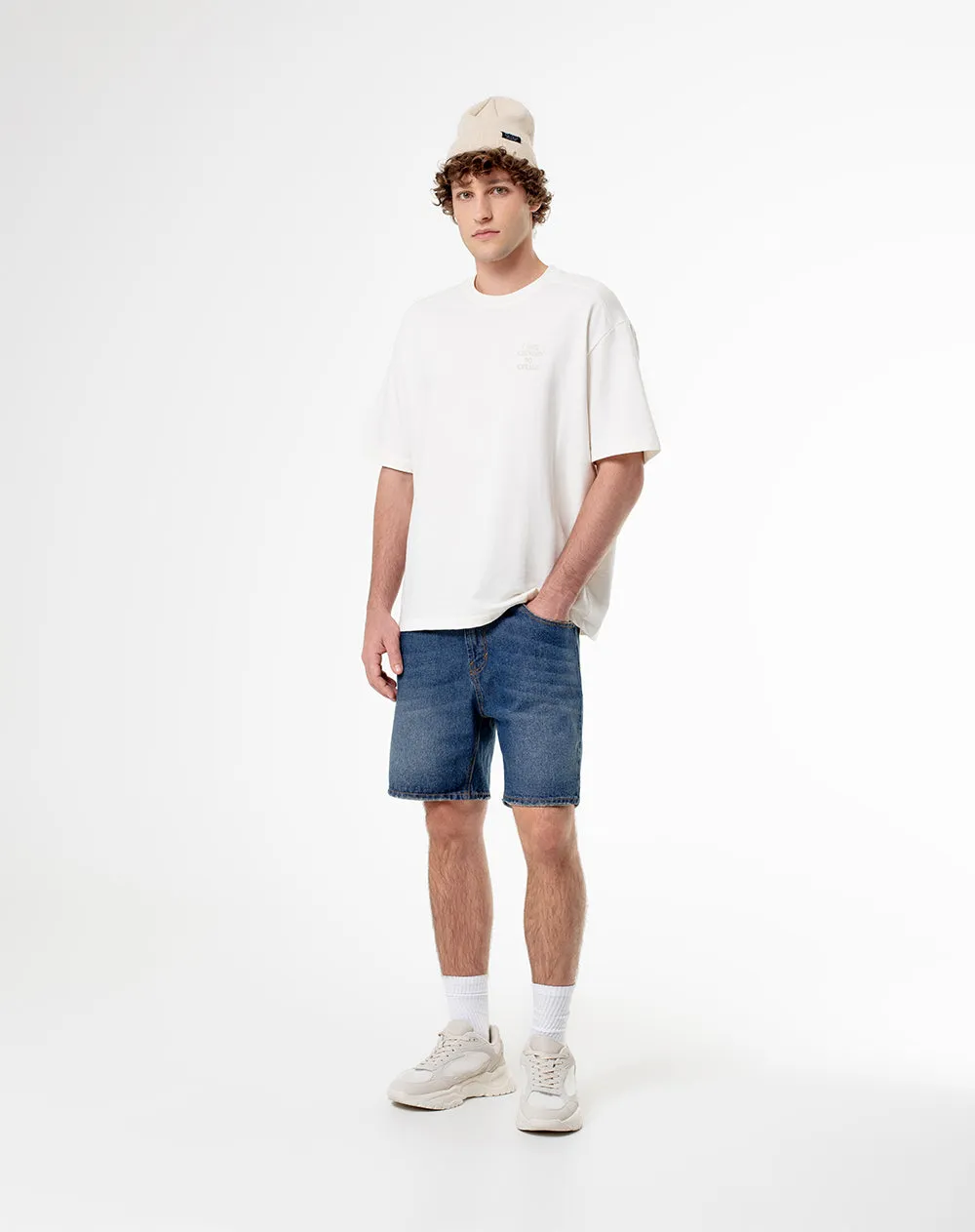 Bermuda regular fit índigo oscuro sold by Gef