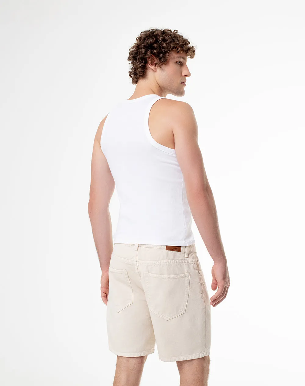 Bermuda regular fit vainilla sold by Gef product image thumbnail 2