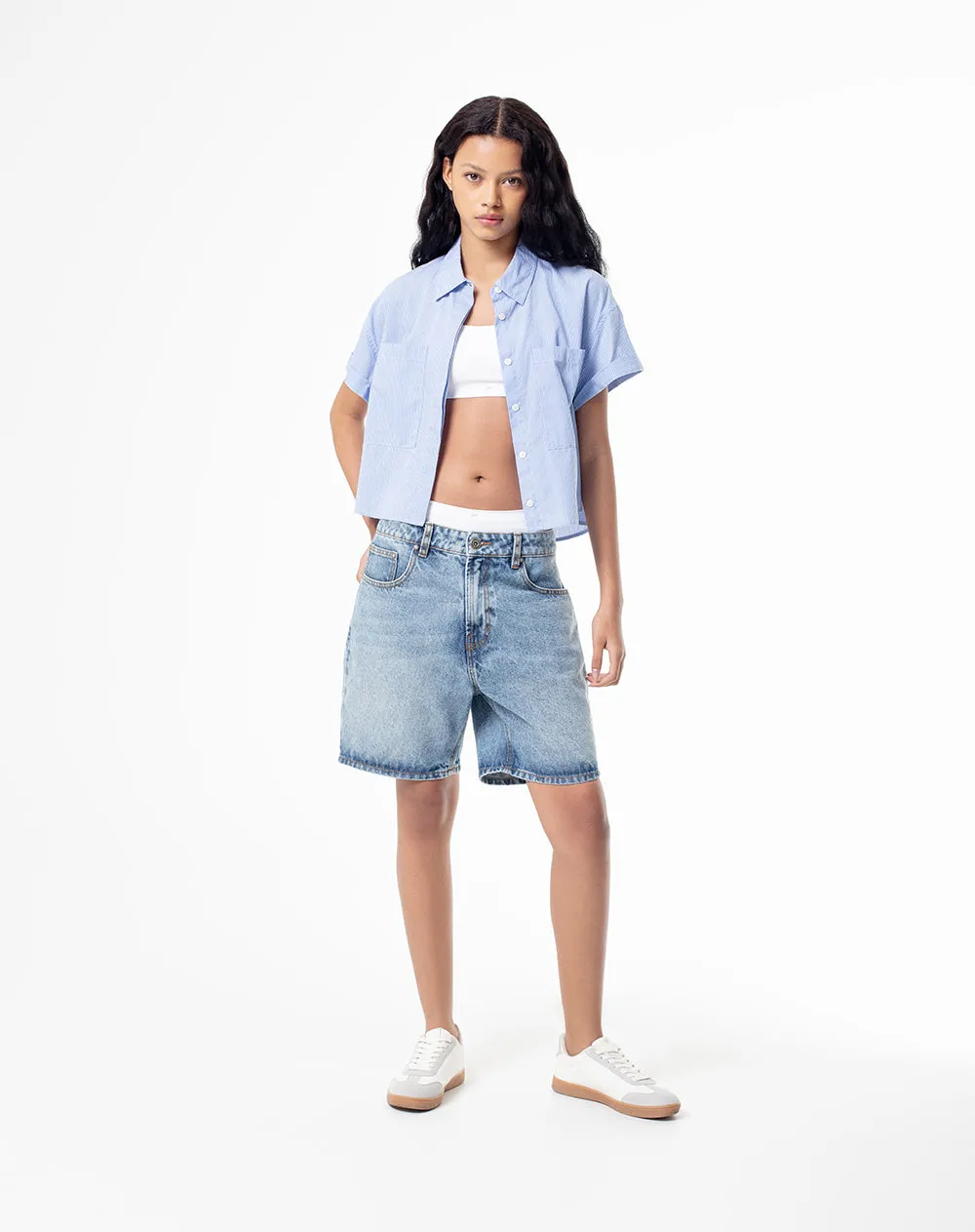 Bermuda regular fit índigo medio sold by Gef