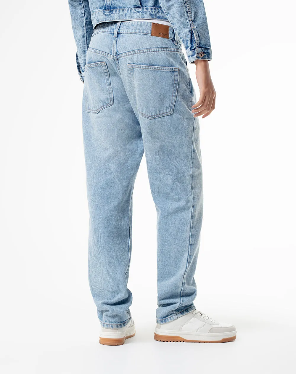 Jean regular fit tiro medio indigo sold by Gef product image thumbnail 2