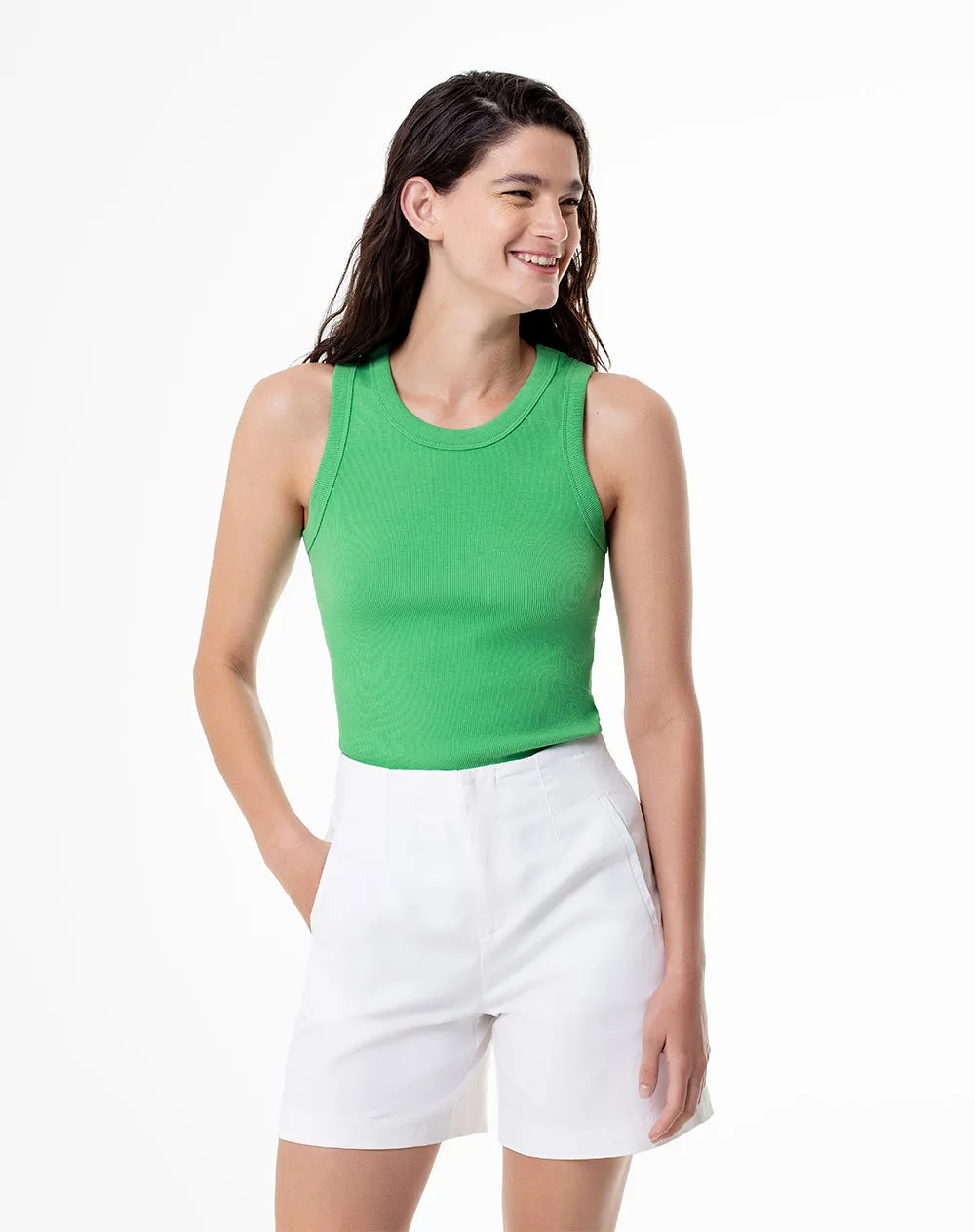 Camiseta slim fit verde sold by Gef