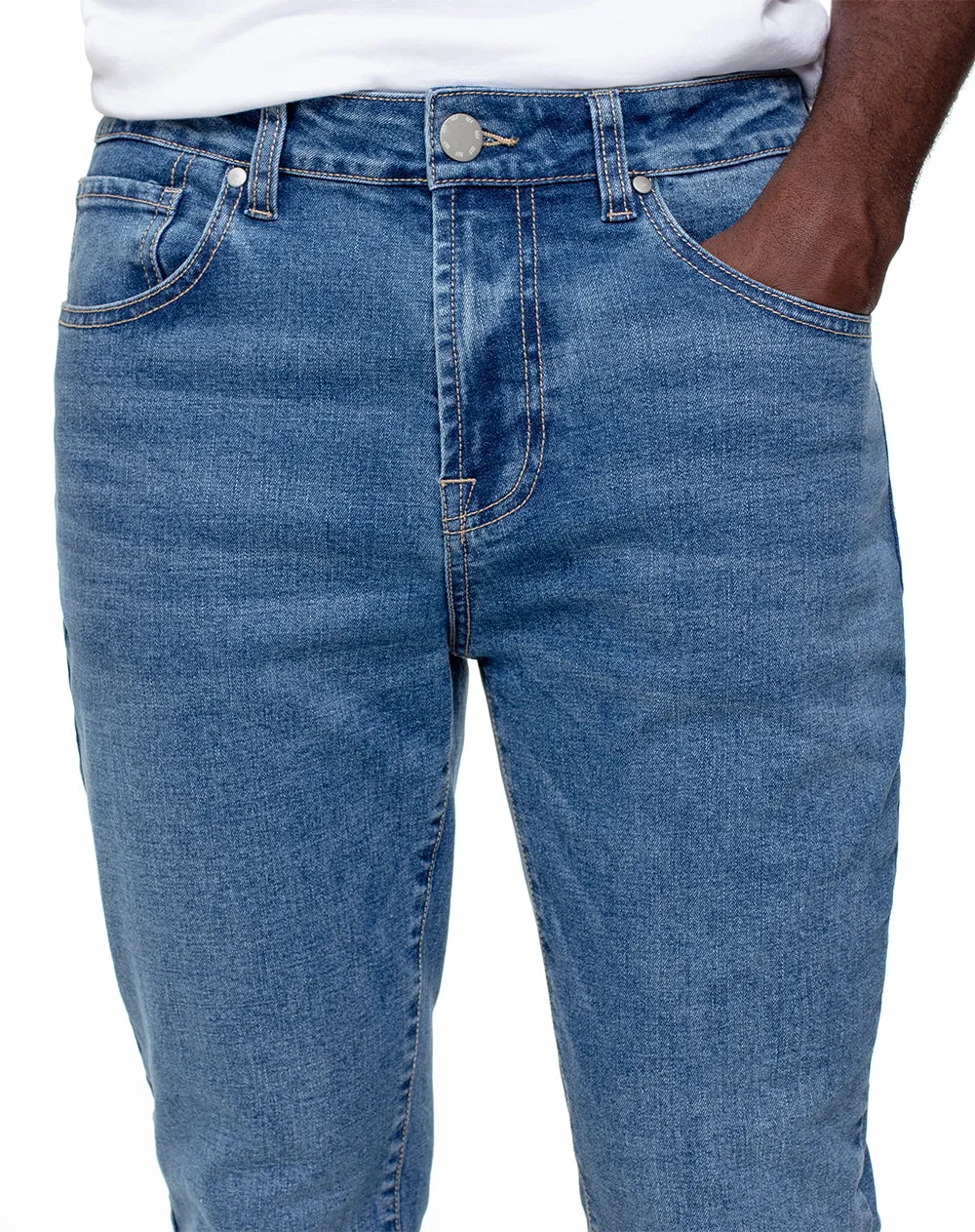 Jean skinny 68% algodón índigo medio hombre sold by Gef product image thumbnail 4