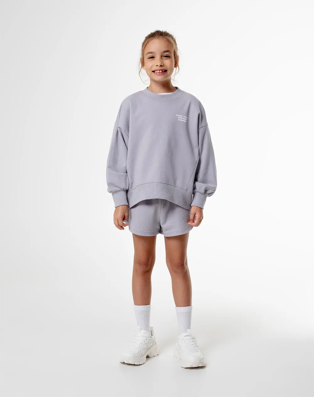 Short algodón gris niña sold by Gef product image thumbnail 3