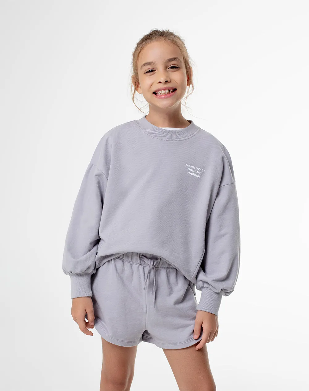 Short algodón gris niña sold by Gef