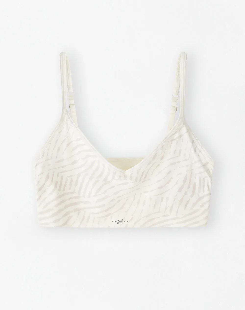 Top en tiras delgadas soporte medio crudo estampado sold by Gef product image thumbnail 5