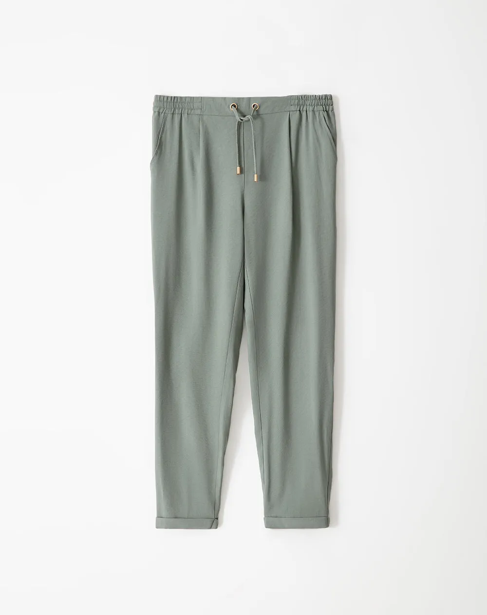 Pantalón recto tiro alto verde mujer sold by Gef product image thumbnail 5