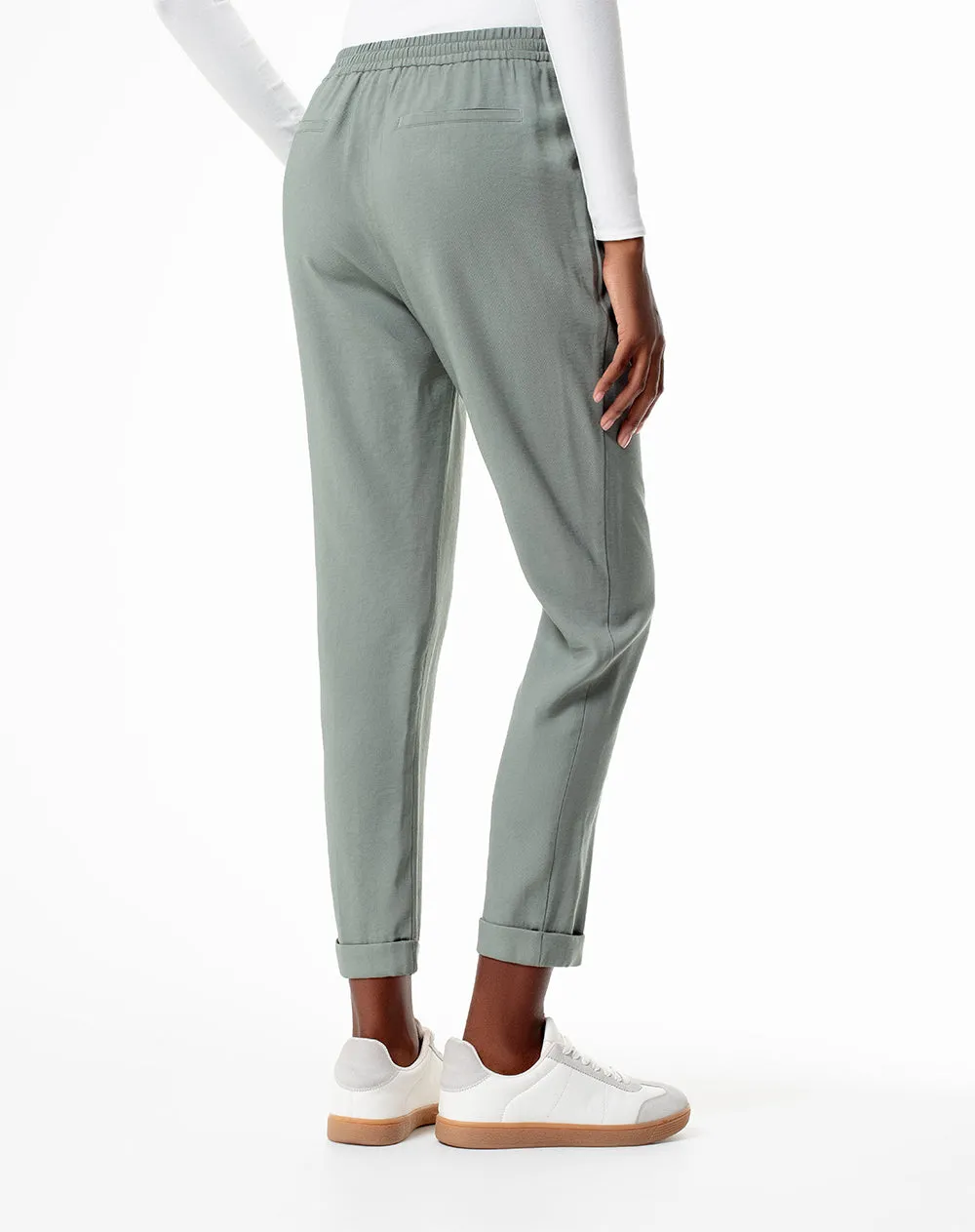 Pantalón recto tiro alto verde mujer sold by Gef product image thumbnail 2