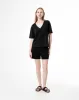 Camiseta oversize algodón negra sold by Gef