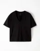 Camiseta oversize algodón negra sold by Gef