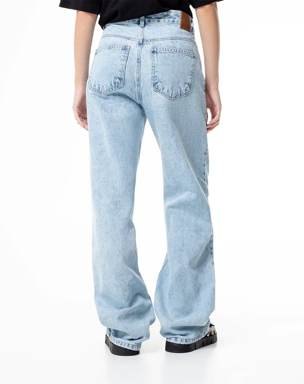 Jean recto tiro medio índigo claro mujer sold by Gef product image thumbnail 2